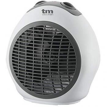 TM Electron Stromboli termoventilador Vertical de 2000W, termostato Regulable, 3 Modos de Funcionamiento, Sensor antivuelco, protección sobrecalentamiento y asa de Transporte, Blanco