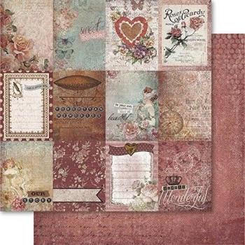 Ruby Rock-It Faded Empire doble cara cartulina