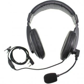 Auriculares con cancelación de ruido para walkie talkie BaoFeng UV5R y UV-82, PTT VOX, 2 pines K, enchufe BF-888S KDC1