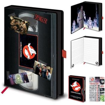 Cuaderno Premium A5 Ghostbusters VHS Edición Especial Retro Vintage