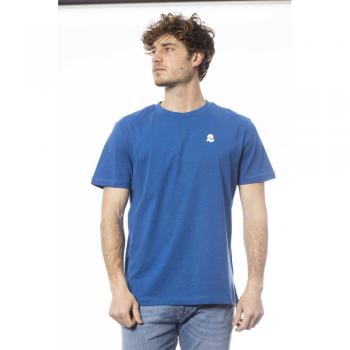 Invicta Blue Logo Print Cotton T-Shirt - XL