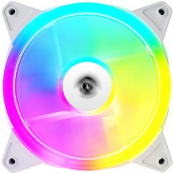 Ventilador de Caja Tempest Fan 120mm ARGB White Ring PWM