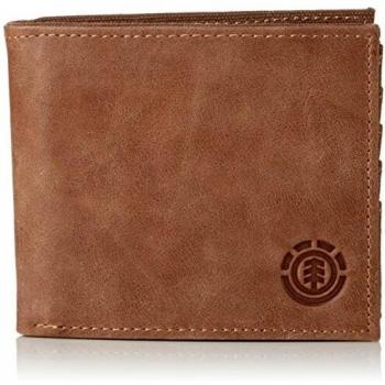 Element Z5LWA1 ELF6 - Billetera de Cuero Hombre, Color Marrón, Talla 11x10x2 cm