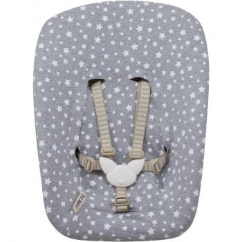 Funda para Silla Stokke Tripp Trapp Newborn Jyoko - Protección de Algodón Suave para Bebés con diseño White Star