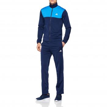 Adidas Back2Basics TS Chándal, Hombre, Azul/Blanco