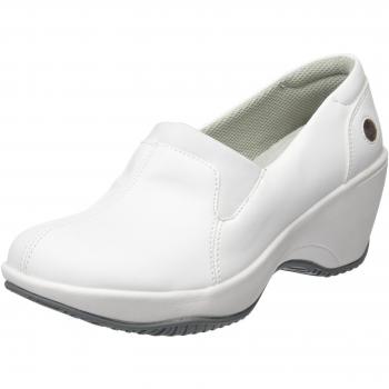 Suecos Stina, Zapatos de Trabajo para Mujer, Blanco