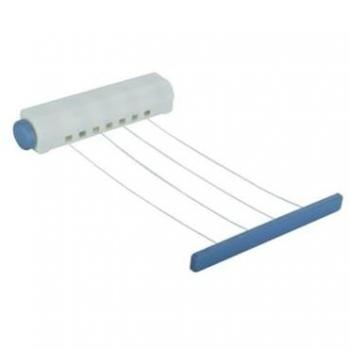 Tendedero extensible de 4 líneas colgador compacto 29.3x6x6 cm