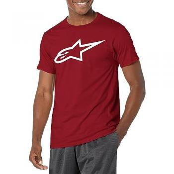 Camiseta de Manga Corta Alpinestars Ageless Classic - Negro, Gris, Marrón, Maroon/Mist, Talla L para Hombre