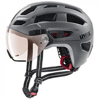 uvex Finale Visor Vario Casco de Bicicleta, Adultos Unisex, Strato Steel, 52-57 cm
