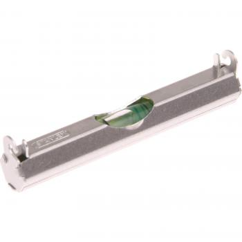 Stanley 0-42-287 Nivel de Cuerda para Albañilería, 80mm, con Burbuja Vial, Carcasa de Aluminio – Plateado