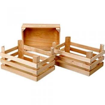 small foot company Empresa pequeña del pie Big Box 1807 Natural, Juego de 3 [Importado de Alemania]
