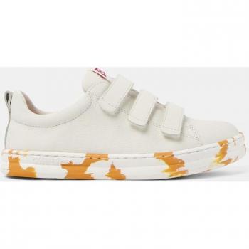 CAMPER Runner Sneakers for Girls - White, Smooth Leather, Size 25 and Size 8