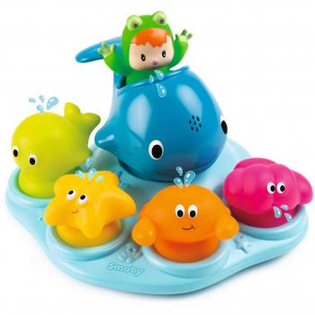 Isla de Baño Cotoons Smoby con 7 Piezas y Personajes Multicolores