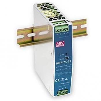 MEAN WELL NDR-75-48 - Fuente de alimentación de carril DIN, 1 salida, 48V DC, 1.6A, 75W