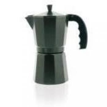 Cafetera Italiana Clásica Orbegozo KFN610, 6 Tazas, Color Negro