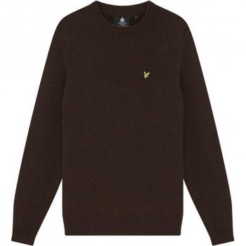 Sudadera sin Capucha Hombre Lyle & Scott V1 Crew Marrón oscuro
