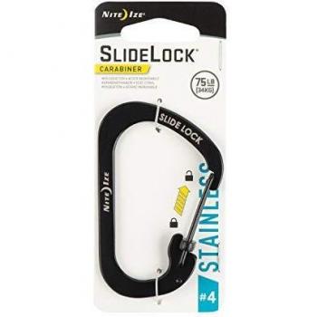 Nite Ize Slide Lock Carabiner Size 4 - Black
