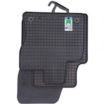 Alfombrillas de goma Petex 21710 para SKODA Kodiaq, juego delantero y trasero, color negro