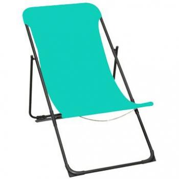 Tumbona Plegable Alba 7 Posiciones Gris/Verde