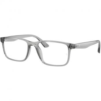 Ray-Ban RX7241D Asian Fit 8012 Armazones para Hombre Cristal, Lentes Recetadas Transparentes, Gafas Recetadas Ajuste Asiático
