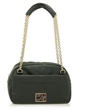 Bolso de hombro Debi Verde Casual Sintético con Cierre de Cremallera y Asa de Cadena