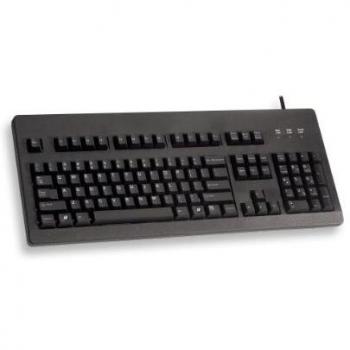 CHERRY G80-3000LSCDE-2 Tastatur PS/2 USB Schwarz