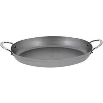 De Buyer 5651.36 - Cazuela plana ovalada con 2 asas