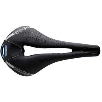 Selle Italia - Sillìn Bicicleta de Carretera MAX FLITE E-Bike Gel Superflow, Rail TI 316 Tubo Ø7, Sillìn Road Gran Turismo Fibra-tek, Comfort, Amortiguador