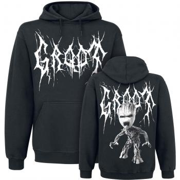 Guardianes De La Galaxia 2 - Black Metal Groot Sudadera con Capucha Negro XXL