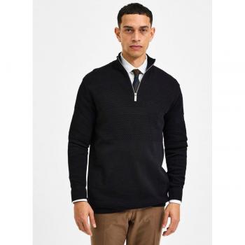 Jersey de hombre cuello alto y cremallera Selected