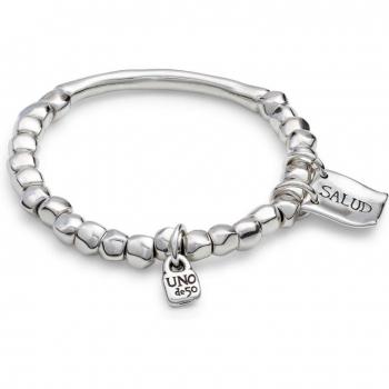UNO de 50 - Silver-Plated Women's Bracelet, Inmensidad Collection, Size XL
