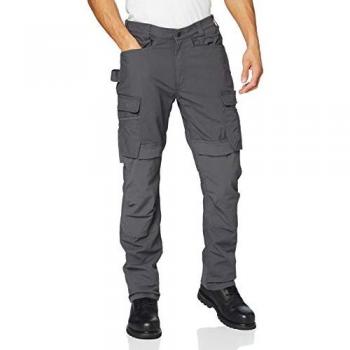 Carhartt Steel Rugged Flex Relaxed Fit Double-front Cargo Multi-pocket Work Pant Pantalones de trabajo para Hombre, Gris (Grey), 38W / 30L