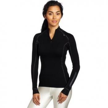 Helly Hansen W HH Warm Freeze 1/2 Zip - Camiseta para mujer, color negro