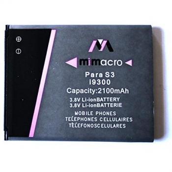 OJOPANDA Batería Samsung S3 I9300 Batería Litio Móvil Li-Ion 2100Mah 3.8V