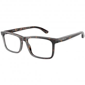 Emporio Armani EA3227 6052 Men's Eyeglasses Tortoiseshell Size 54 (Frame Only) - Blue Light Block Available