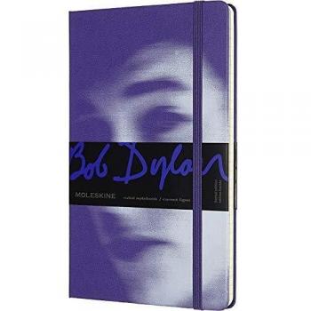 Moleskine Bob Dylan Limited Edition Large Ruled Violet Hard Cover Notebook