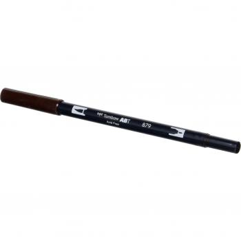 Tombow Dual Brush-879 - Rotulador de doble punta, color marrón