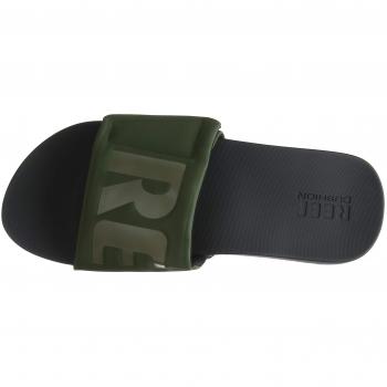 Reef Cushion Bounce Slide, Chanclas para Hombre, Verde
