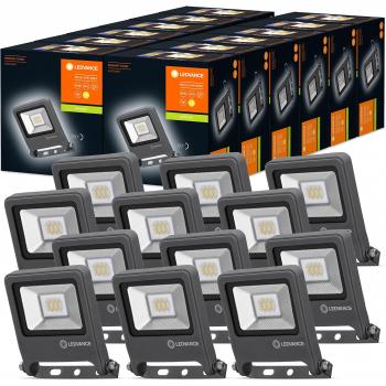 Proyector LED Endura de 10W, Blanco Cálido, Multipack de 12 Unidades