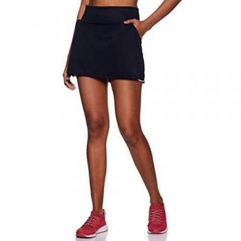 adidas Club Skirt Falda, Mujer, Black/Matte Silver/White, 2XS