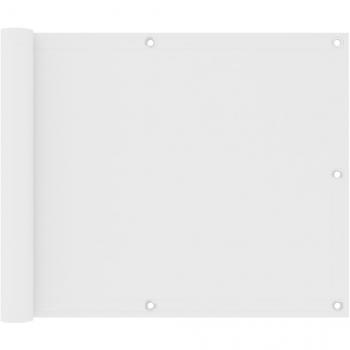 Toldo para balcón tela oxford blanco 75x600 cm