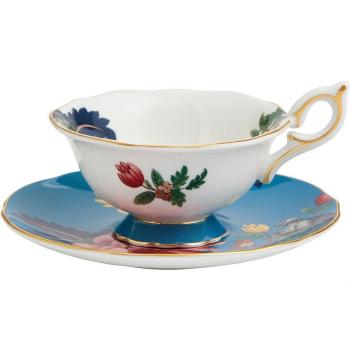Wedgwood Wonderlust Sapphire Teacup & Saucer