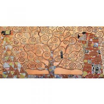 Impresión sobre Lienzo El Árbol de la Vida - Poliéster, Madera, Multicolor, 120x3x60 cm