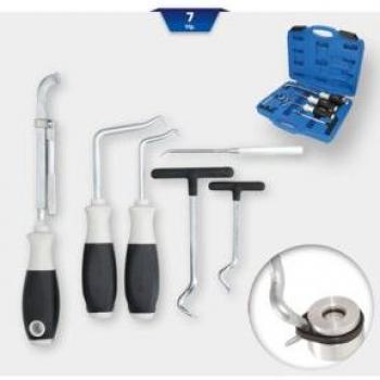 Juego de herramientas de gancho Brilliant Tools BT542060, 7 piezas, incluye varias herramientas para trabajos de gancho, fabricadas en acero de alta calidad, diseño ergonómico para un mejor agarre y uso prolongado