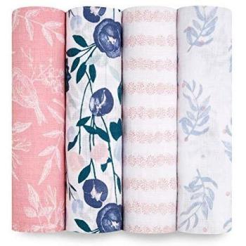 Pañales Aden + Anais™ Essentials Flores en Flor, Paquete de 4 unidades