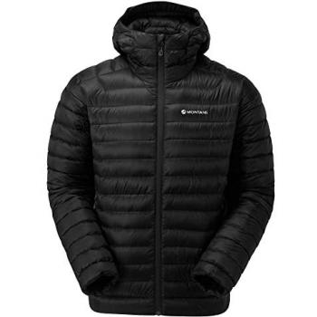 Chaqueta de plumas con capucha Montane Anti-Freeze para hombre, color negro, talla XXL