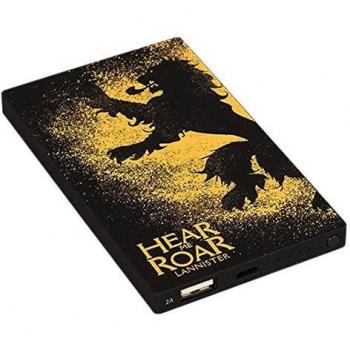 Tribe Lannister 4000mAh Power Bank - Black/Yellow Lithium Battery