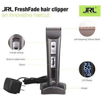 PERFECT BEAUTY Maquina DE Corte Gris Grande JRL Fresh Fade 1000, Negro, 30 ml