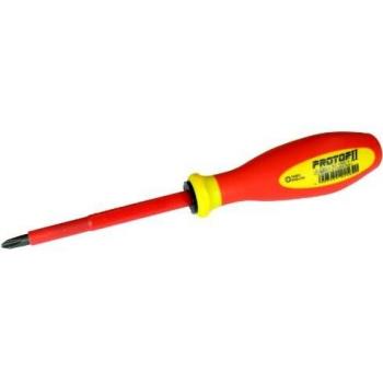 WITTE 74063 Destornillador Phillips PROTOP II VDE PH2 Largo 100 mm.
