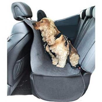 Funda Protectora para Asientos de Coche para Perros, Poliester Antracita, 1 Pieza, Medidas L1280xB1660xH20 mm, Peso 0.7 kg